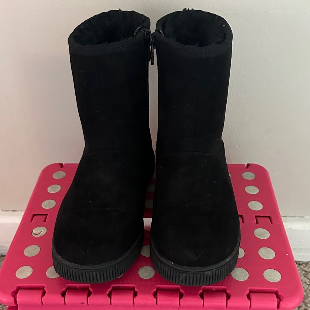 Cat & Jack Black Kids Boots